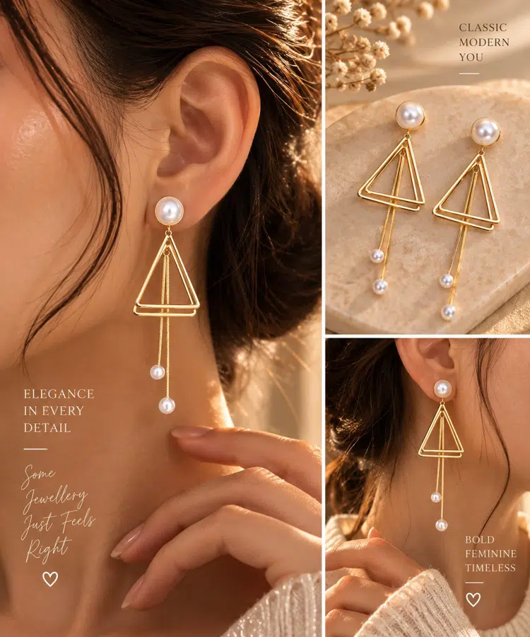 Premium Geometry Statement Earrings