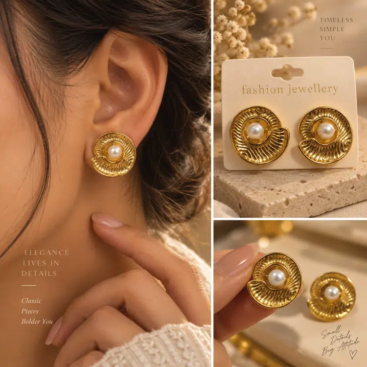 Premium Spiral Hoop Earrings