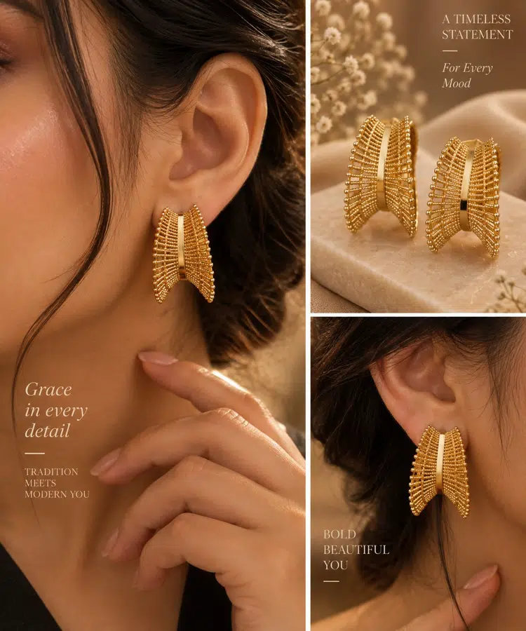 Premium Statement Hopp Earrings - 1